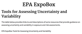 EPA ExpoBox